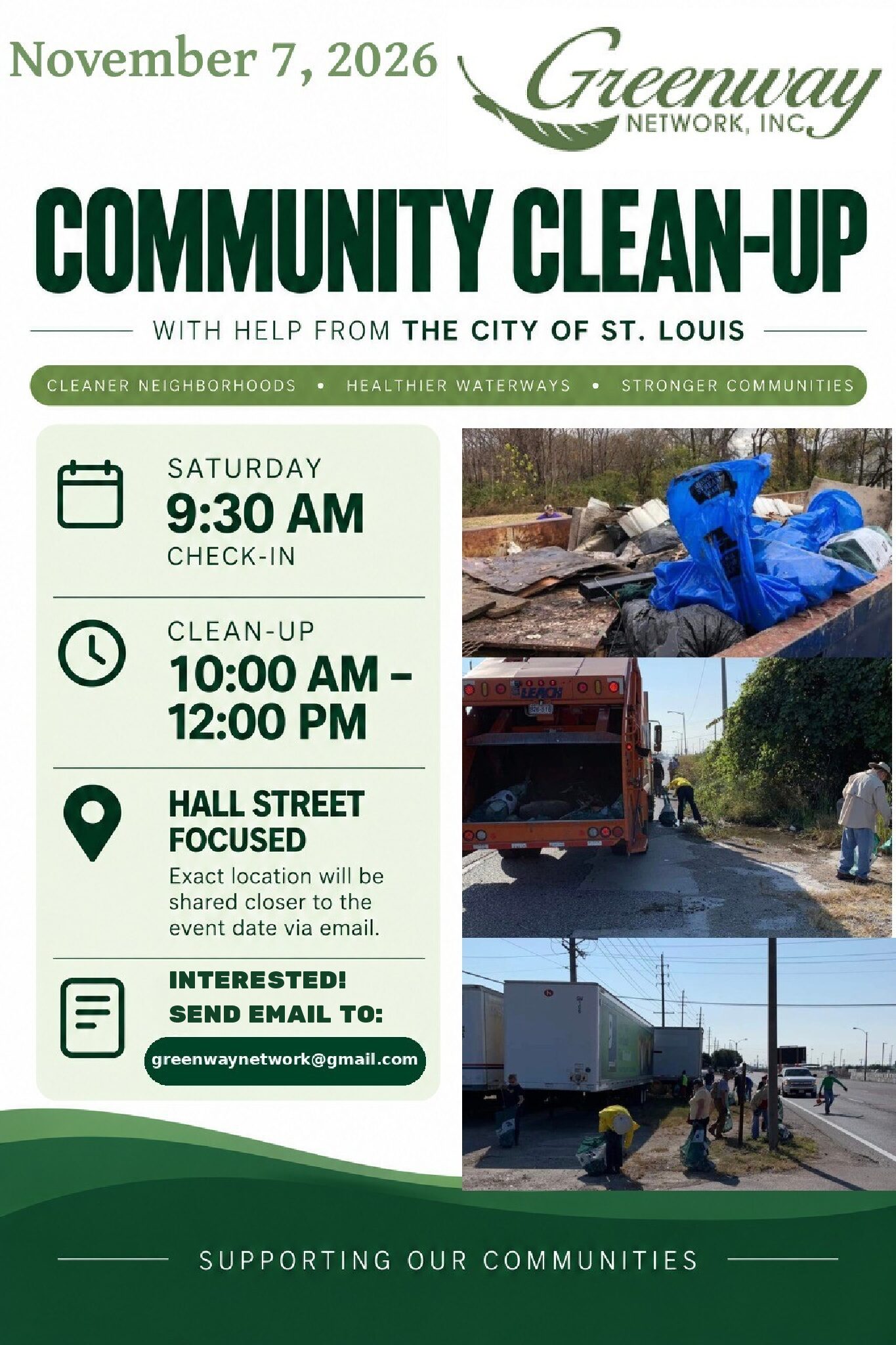Hall Street/Baden Neighborhood Clean Up